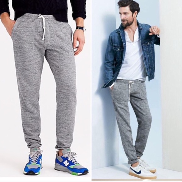 J. Crew Other - Jcrew knit goods gray slim jogger sweatpants: L